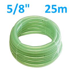 VALMON hadice 1122 5/8" (15,9/22mm) opletená transparentní zelená, balení 25m