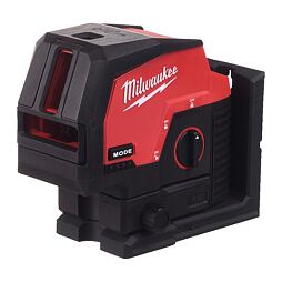 MILWAUKEE M12 CLLP-0C krížový líniový laser 12V, ZELENÝ, dosah 38m (s detektorom 50m), bez batérie