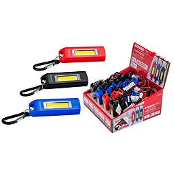 Strend Pro svítilna klíčenka s karabinkou, 1W. LED USB nabíjecí, 1ks