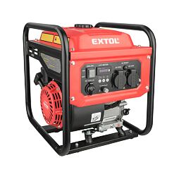 EXTOL PREMIUM elektrocentrála invertorová 2*230V, výkon 3,5kW/3,2kW, 12V cigaretová zdierka, 8895550