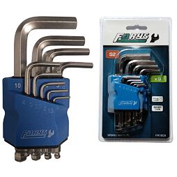 FARYS sada imbus 1,5-10mm s kuličkou, krátké, plastový držák