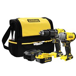 STANLEY SFMCK217M1S aku súprava SFMCD715 + SFMCF920, FATMAX V20, 18V/4Ah