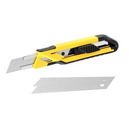 STANLEY STHT10266-0 ulamovací nůž 18mm, PH, pogumovaný s tlačítkem, 3ks čepelí