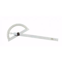 KINEX 1089 úhloměr obloukový 120*200mm 0-180°, nerez KI1089-07-120