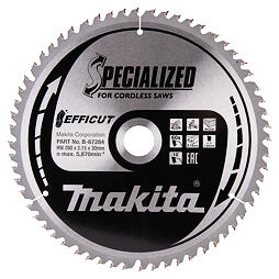MAKITA B-67284 pilový kotouč Efficut 260*2,15*30mm 60Z (old=B-67234, E-29549)