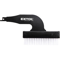 EXTOL PREMIUM kartáč nylonový 4-řadý do pilky ocasky, 185*95*25mm, 8806502