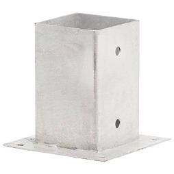 botka kotvící čtvercová 100*100mm, výška 150mm Zn 81B3