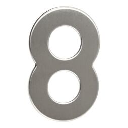 číslo domové č.8, 95mm, NEREZ, 495058