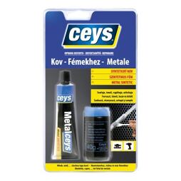 CEYS tmel s plnivem 40ml+40g syntetický kov 505201
