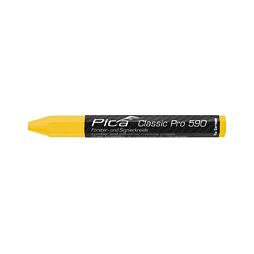 PICA Classic Pro 590 kriedový značkovač, 120*12mm, univerzálny, žltý