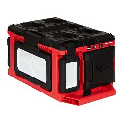 MILWAUKEE M18 POALC-0 lampa PACKOUT 3 otočné hlavy, 18V/230V, 3000/1500/1000lm, bez aku