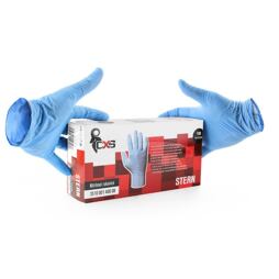 CXS rukavice pracovné STERN, jednorazové nitrilové, modré, veľ.10, cena za 1ks