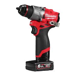 MILWAUKEE M12 FPD2-602X aku příklepová vrtačka 12V/2*6Ah, max. 45 Nm, délka pouze 152mm, HD kufr