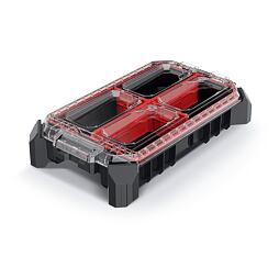 KISTENBERG organizér MSX 228*368*77mm, čierny, prepážky