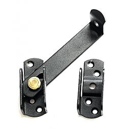 závora okenní 110mm, černá, ZKO