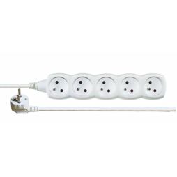 kabel 230V prodlužovací 1,5m, 5 zásuvek P0511