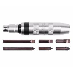 YATO skrutkovač úderový kovový + bity YT-2801