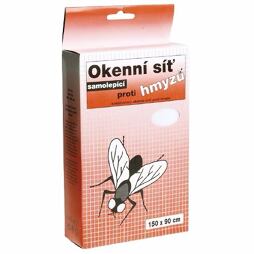 sieť okenná 150*180cm sklovlákno biela samolepiaca 552003