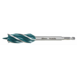 MAKITA E-26674 vrták do dřeva 22*165mm, čtyřbřitý, stopka šestihran 1/4" i pro rázové utahováky
