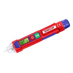 EMTOP ETPL210003 detektor napětí bezkontaktní s LED 12V-1000V AC/DC, zvukový a světelný alarm