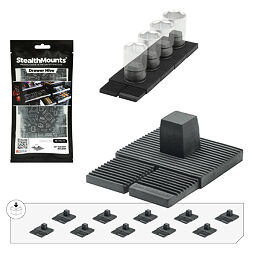 StealthMount držák nástrčných klíčů 1/2", balení 10 kusů, zásuvkový, Hive, TPE