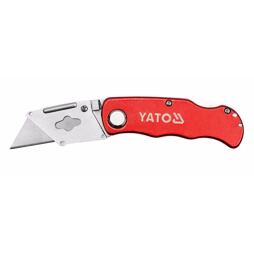 YATO nůž skládací 61*33mm + 5ks břitů YT-7532