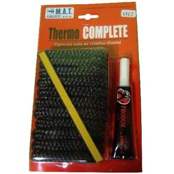 šnúra izolačná 10mm (500°C) THERMOKOMPLET (2,5m) + lepidlo sada 3diel., 535065