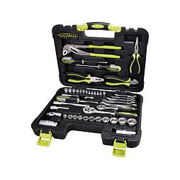 EXTOL Craft sada nářadí 65ks, gola 1/4"+3/8", ruční nářadí 6598