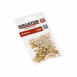 KREATOR krúžky 4mm Ms 100ks KRT616102