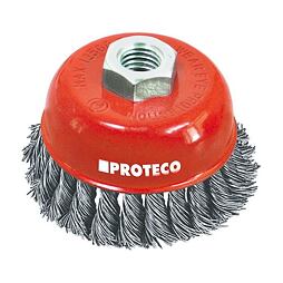PROTECO kartáč hrnčekový vrkočový 65mm-M14*2 Fe 0,5mm 10.233-065