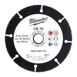 MILWAUKEE 4932464716 karbidový kotúč na žulu, mramor, porcelán, 76mm pre M12FCOT 1ks