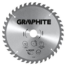 GRAPHITE kotúč pílový 185x30mm 48Z vidiový 57H666