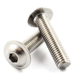 skrutka M10*25mm celozávit, BUTTON PH+L IMBUS s golierom 10.9 Zn ISO 7380FL