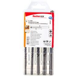 FISCHER vrtáky do betonu 5-12mm D-SDX čtyřbřité 545507