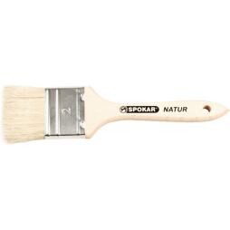 SPOKAR štetec plochý 9020 C2,5 NATUR, prírodná štetina, 2,5", drevo 379571
