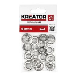 KREATOR krúžky Al 10mm 25ks KRT616108
