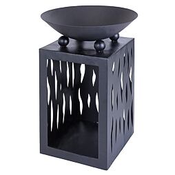 PROGARDEN ohniště zahradní ocelové se stojanem na dřevo, průměr 45cm, výška 64cm