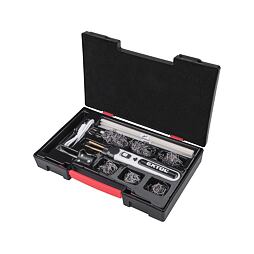 EXTOL Premium svářečka sponkovací na plasty aku 4V/2Ah, USB nabíjení, kufr+sponky, 8891505