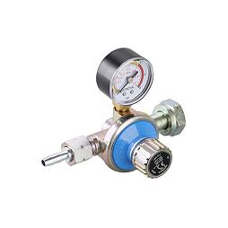 ventil redukční s manometrem P2 05-4 bar LPG (PB), vstupní tlak 2-19bar, G1/4"-G3/8", 69907