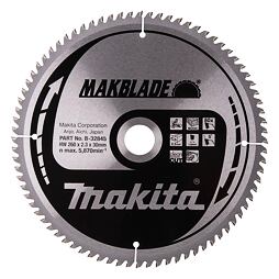 MAKITA B-32845 pilový kotouč 260mm*2,3*30mm 80 WZ HM MAKBLADE, (old=B-09070)