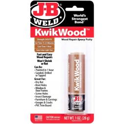 J-B WELD 8257 epoxidový tmel pro opravy materiálů na bázi dřeva KwikWood, 28g, 8257
