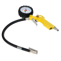 BRENAR pistole na huštění pneu s manometrem, 0-12 BAR, 400mm, 5497