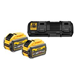 DeWALT DCB132X2 XR FLEXVOLT 54 V sada 2* 9,0 Ah baterie + duální nabíječka DCB132