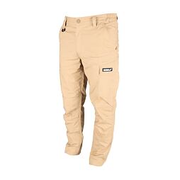 DEDRA kalhoty ripstop spandex XL/56 gramáž 220g/m2, béžová BH32SP-XL