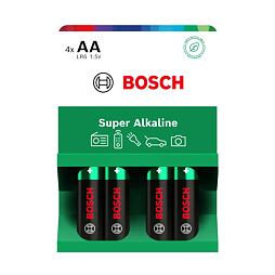 BOSCH baterie LR6SA4B/00 AA SUPER ALKALINE, 4ks
