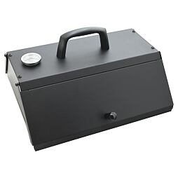 CATTARA pizza pec SALERNO s dvířky a teploměrem, 40*35,5*21cm, použití na grilu, 14111