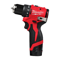 MILWAUKEE M12 BLDDRC-202C aku vrtačka 12V/2*2Ah, 40Nm, 0-550/1700 ot./min., kufr