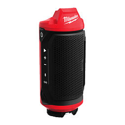MILWAUKEE M12 SPEJSG2-0 aku reproduktor 12V, Bluetooth 5.3 dosah až 60m, bez baterie