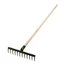 hrábě železné 12z, 33,5cm s násadou 140cm, PROFI, 465631