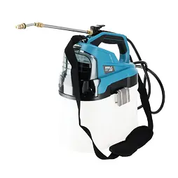 DEDRA aku postřikovač 18V, nádoba 7,5l, hadice 1,4m, průtok 0,5l/min., bez baterie, DED7097